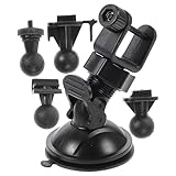 Healeved Dashcam Halterung mit Saugnapf 270° Drehbar für Auto Dvr Saugnapfhalterung Kompatibel mit Meisten Dashcams Inkl 4 Ersatzköpfen Autohalterung für Armaturenbrett und