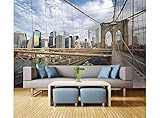Vlies Fototapete STADT NEW YORK 375 x 250 cm | Vliestapete - Wandtapete inklusive Kleister | PREMIUM VLIES QUALITÄT