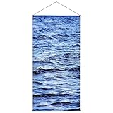 Deco Woerner Textilbanner 'Wasser' 1 x 2 m inkl. Aufhängung UV-beständig schwer entflammbar