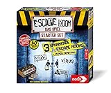 Noris 606102034 Escape Room Starter Set - Familien und Gesellschaftsspiel für Erwachsene, inkl. 3 Fällen, Turorial und Chrono Decoder, ab 16 Jahren