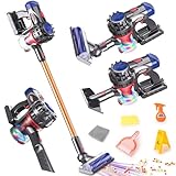 LumenVela Spielzeug Staubsauger für Kinder, 3-in-1 Staubsauger Spielzeug Set, Realistischer Kinderstaubsauger mit Echter Saugfunktion für Montessori Haushaltsspielzeug Kinder 3 4 5 6 Jahren