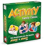 Piatnik 6050 Activity - Family Classic Der Spieleklassiker als Familien Version Junior und Originalkarten Ab 8 Jahren Für 3 bis 16 Spieler Pantomime, Zeichnen, Partyspiel