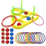 Schwimmende Bubble RI ng Toss Game, Bowling Cross -Wurf -Set, Ballwurfspiele, Spaß und Sicherheit können es Lange verwenden, um 33 cm für Kinder zu brechen