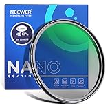NEEWER 67mm Polfilter 24 Schichten Multi Resistant Nano MC CPL Zirkular Polarisationsfilter mit HD Glas/Ultra Slim für Kameraobjektive, Reflexion reduzieren/Kontrast verbessern/Blendung reduzieren