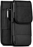 moex Agility Case für Nokia 3210 (2024) Hülle mit Gürtelschlaufe, Handy Gürteltasche Outdoor Handyhülle, Nylon Gürtel Handytasche, robuste Schutzhülle mit Karabiner, Schwarz