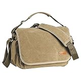 TARION Kameratasche Spiegelreflex Kamera Schultertasche SLR DSLR Kamera Foto Tasche Umhängetasche Fototasche für Spiegelreflexkameras(Gelb)