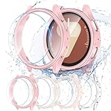 YJLink (4+4 Stück Hülle für Samsung Watch 7 44mm,4 Hart PC Schutz Schutzhülle und 4 HD Gehäuse Displayschutz Folie,Smartwatch Zubehör für Galaxy Watch 7 44mm