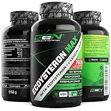 Ecdysteron Komplex - Hochdosiert mit 760 mg je Kapsel - Premium: 90% Beta-Ecdysteron + L-Leucin + Piperin - 60 Kapseln - Hochdosiert - Laborgeprüft - Vegan
