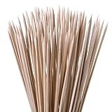100 Pflanzstäbe Bambus Holz 90 cm lang 6 mm Dm. I Rankhilfe für Pflanzen I Bambusstäbe als Pflanzenstütze und Rankstäbe, Blumenstangen, Tomatenstangen