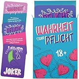 Wahrheit oder Pflicht - Paar Spiele für Paare, Erotik, Sex Spielzeug für Paare, Liebe Kartenspiel, Jahrestag Geschenk für Ihn & Sie, Partner Geschenke, Erotikspiele Freund, Sexspielzeug Pärchen Spiel