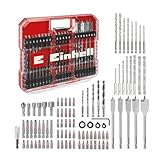 Original Einhell XL-CASE 95-tlg. Bit- und Bohrer-Set (Bits, diverse Bohrer, Schnellwechselbithalter, Steckschlüssel, Senker, Bohrstopper, Stiftschlüssel inkl. Aufbewahrungsbox)