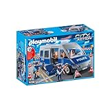 PLAYMOBIL 9236 Polizeibus mit Straßensperre