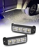 Chelhead 2 Stück 5,5 Zoll weiße LED-Lichtleiste, schmal, 12 W, Einbau-Fahrlicht, 6000 K, superhell, kompatibel mit 12 V/24 V Geländewagen, SUV, ATV, Allradantrieb, Auto, LKW, Golfwagen
