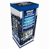 Annastore 1 x Schneespray 150 ml inklusive 8 x Schablonen - Weihnachtsdeko Kunstschnee - Fensterdeko mit Schneespray und Schablone - Schnee Spray für Weihnachten Größe 1 x (150 ml inkl. 8 Schablonen)
