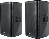 Pronomic C-215 MP 15' Passivbox Stereo Set - 2 Passive 2-Wege Boxen - Belastbarkeit: je 350 Watt (RMS), 1400 Watt (Peak) - Impedanz: 8 Ohm - Max. Schalldruckpegel: 96 dB - Schwarz