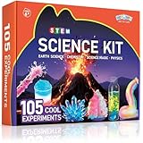 BenBen 105+ Experimente für Kinder ab 6 7 8 9 10, Wissenschaft Experimentierkasten für Kinder, STEM Spielzeug Geschenk für Jungen Mädchen