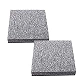 uyoyous 20 Stück Teppichfliesen Selbstliegend 50x50cm Strapazierfähig mit Klebepatch für Alle Bereiche Haus Büro Schlafzimmer Anti-Rutsch Hellgrau 5㎡