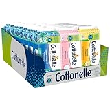 Cottonelle - feuchtes Toilettenpapier Mix-Display 27 Stück (12 x natürlich pflegend, 7 x sensitiv pflegend, 8 x sauber pflegend)
