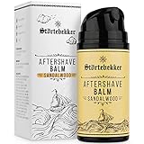 Störtebekker® Premium After Shave Balsam für Herren mit Sandelholz Duft - Gegen Hautirritationen, Rasurbrand - Hautpflege nach der Rasur - Angenehmer Duft - Männer Aftershave Balm - Made in Germany