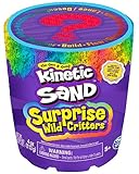 Kinetic Sand Surprise - 113 g Farbiger magischer kinetischer Sand aus Schweden mit Tierfigur und Accessoires für kreatives Indoor-Sandspiel, für Kinder ab 3 Jahren