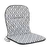 PATIO Stuhlauflage Niedriglehner 80 x 43 cm Ben Monoblock Auflage Wendekissen mit Schnüren Indoor & Outdoor