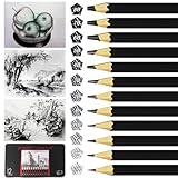 OWLKELA 12 Stüch Bleistifte Set, 2H H F HB B 2B 3B 4B 5B 6B 7B 8B, Skizzierstifte, Professionelle Bleistift, Graphitstifte - Künstlerischen Kreationen, Zeichnungen, Skizzieren