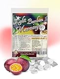 Xylit Bonbons - Tschüß Karies: 35 Stück Zahnpflegebonbons mit 100% Birkenzucker Xylit - zuckerfrei, zahnfreundlich, vegan, einzeln verpackt - Maracujageschmack (Passionsfrucht) - 1er Pack