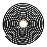 Butylrundschnur Klebeband, Windschutzscheibe Gummi Streifen,Dichtband Selbstklebend, Wasserdichtes Dichtmittel Dichtungband, Auto-Kantenschutzdichtung, 4m