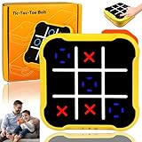Begonia T.ic TA.c T.oe - Elektronisch Bolt Spiel, Tragbare 3-In-1-Puzzlespielkonsole,Mini Zappelspielzeug Brettspiele Reisespiele,Big Eat Small Game für 3+ Jährige Jungs Mädchen Kinder Geschenke