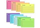 9 Blöcken Haftnotizen, 450 Blätter,To Do Listen Block, Sticky Notes,Selbstklebend Klebezettel, für Familie Schule Büro (10 X 7cm)