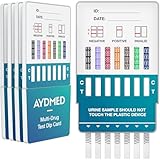 5 x AYDMED 7-in-1-Drogentest Schnelltest | Drogentest für Selbsttest-Urin-Screening | Drogentests zum Nachweis von Kokain, Opiate, Methadon, Amphetamine, Cannabis, Ecstasy und Benzodiazepine