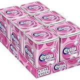 Extra Refreshers Kaugummi zuckerfrei, Bubblemint Gum, 6 x 35 Dragees, Großpackung Chewing Gum, Xylitol Kaugummi ohne Zucker mit Minz Frische (210 Dragees)