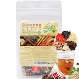 SIFANGDA Ginseng Five Treasure Tea 100 g (5 g × 20 P) Herren-pflegende Mischung, chinesischer Nierenreinigungstee, chinesischer Kräuternierenteebeutel für Männer