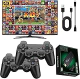 NOBES Retro Konsole Spielkonsole Videospielkonsole Stick, 21700+ Spielen mit 2 Gamepads, 4K HDMI Plug & Play Wireless Game Stick für TV, Spiele Geschenk für Jungen und Erwachsene (256G Pro)