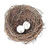 Vogelnest, künstliches Vogelnest, Vogelhäuser, Garten, Natur, Kunsthandwerk, künstliches Vogelnest, Vintage-Vogelkäfig, kreativ für Ostern, Frühlingsdekoration, optisches Geschäft (10 cm)