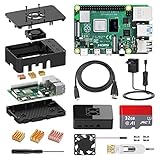 STUUC Raspberry Pi 4 Model B 4GB Ram 32GB Speicherkarte, Raspberry Pi 4B Starter Kit mit Quad-Core A72 Raspberry 4 unterstützt Dual Display 4K/WiFi 2.4G.5G,LAN 1000Mbps/ BT 5.0/USB3.0