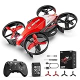 Holy Stone HS210F Mini Drohne für Kinder, 2 in 1 RC Quadrocopter mit Landmodus and Flugmodus, One Key Start Höhenhaltung, 3D Flips, Headless Modus Spielzeug Geschenke für Jungen,C0 (Rot)