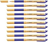 STABILO - Tintenroller - pointVisco - 10er Pack - blau
