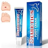 Fussbalsam Diabetic, Diabetische Fußpflege Salbe, Anti Hornhaut Intensiv-Salbe, Fußcreme mit Urea, Kamille, trockene Füsse, Diabetiker, 20g