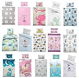 Wasserbetten-Markenshop Wasserbettwäsche für Kinder mit verschiedenen Motiven 100x135 cm + Kissenbezug 40x60 cm 100% Baumwolle Renforcé Eule Creme, 100 x 135 cm Baumwolle