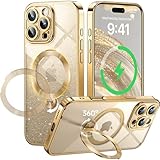 Peerock für iPhone 16 Pro Hülle 6,3'', Gold