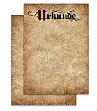 codiarts. vintage Urkunde blanko DIN A4 Pergament Design 20 Stück für Laser- und Tinten-Drucker stabiles 190g/m² Papier professionelle Urkunden Zertifikate Auszeichnungen