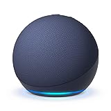 Echo Dot (Neueste Generation) | Smarter WLAN- und Bluetooth-Lautsprecher mit Alexa und gigantischem, sattem Klang | Tiefseeblau