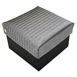 TigerTie Designer Krawattenbox in grau silber gestreift