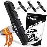 LOEVELOSI Geräuscharme Bremsbeläge Fahrrad OTC Bremsschuhe 4X Felgenbremsen Set für V-Brake Asymmetrisch Bremsklötze für V-Bremse Felgenbremse Fahrradbremsen Bremsen Bremsschuhe Bremsbacken Beläge