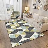 Xiaosua Teppich Rechteckig200x300CM rutschfest Waschbar Outdoorteppiche Carpet Grün grau moderner blau kinderzimmer waschbare teppiche pflegeleicht