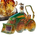 Likörflasche | Likörflasche mit 3D-Traktor für Partys, Heimdekoration und Familienvitrine für Getränkeliebhaber