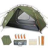 Night Cat Camping Zelt 2 Personen Wasserdicht Campingzelt 2 Man Zente Zwei Schichten Einfache Einstellung Leicht Für Trekking Wandern Garten