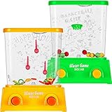 2 Stück Wasser Handheld Spiel Mini Wasser Ring Spiel Wasser Ring Wurf und Basketball Aqua Arcade Spielzeug für Party Gefallen Lustig Spiel für Meiste Altersgruppen, ohne Wasser