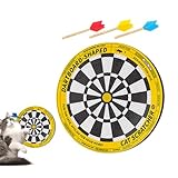 Katzen Wandkratzer - Kratzmatte Mit Dartscheiben Design,Selbstklebendes Kratzbrett für Wände - Für Kätzchen Spielbereicherung Und Möbelschutz Von Ecken Bis Türen, Hausboden, Decke Und Stühle